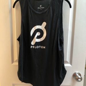 Official Peloton black Women's tank medium. Soft ! Loose fit